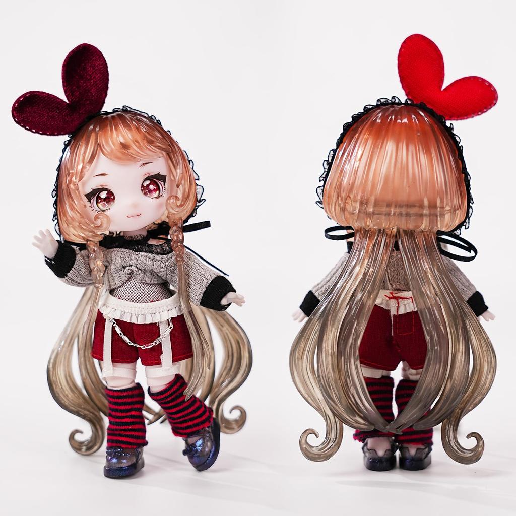 ICY Fortune Days Кукла BJD 13 см в аниме-стиле. Идеальна для DIY и кукол для девочек. - Набор, Подарки, Украшения, Упражнения, Коллекции, 8+