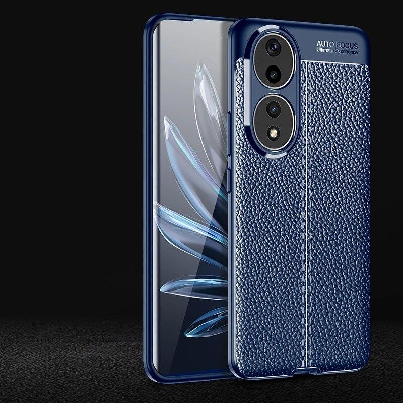Чехол для Honor 90, чехол для Huawei Honor 90, новый противоударный бампер для телефона, мягкий кожаный чехол из ТПУ для Honor 90 Pro 5G Fundas