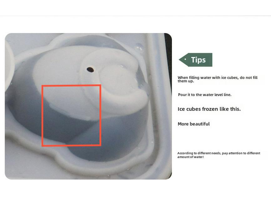 Силиконовая форма для льда в форме кошки 