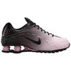 Nike Shox R4 Вышивка Сакура Низкие Повседневные Беговые Кроссовки Женские Черные Розовые IB8872-600