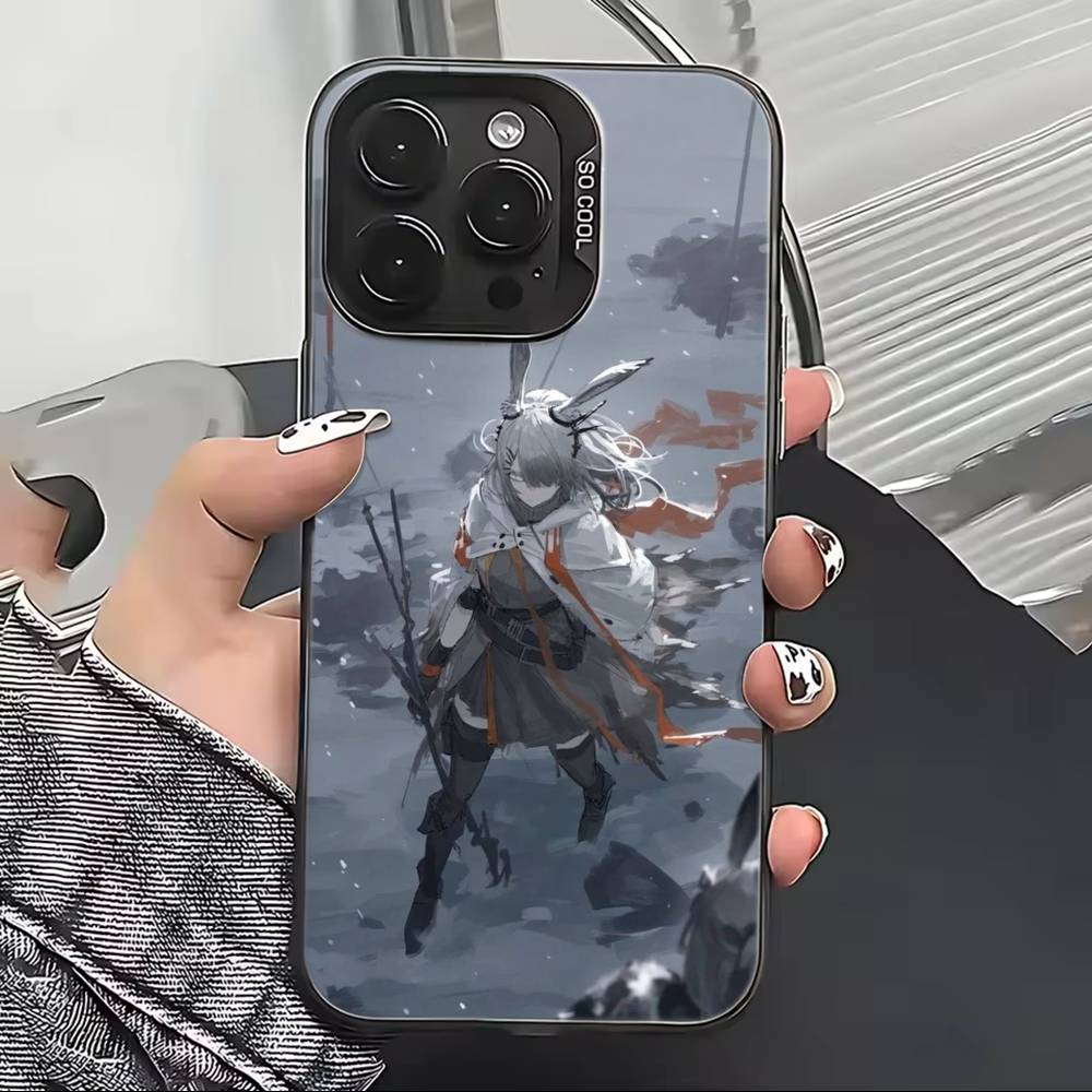 Чехол для телефона Arknights Для iPhone 17,16,15,14,13,12,11 Plus,Pro Max,XS,Цветной Серебристый Чехол для телефона Funda Cover