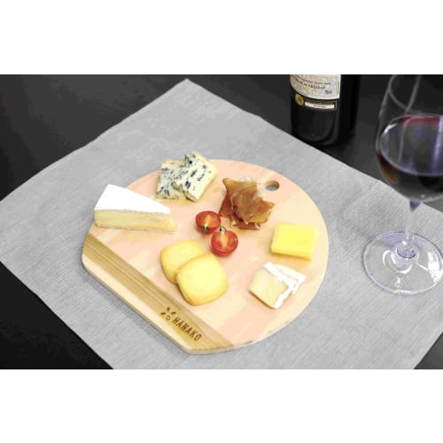 Advanced Door HANAKO Shimanto Hinoki D-Shaped 9mm Cutting Board, Mini (HNK-MDM)