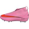 Mercurial Vapor 16 Удобные Нескользящие Амортизирующие Прочные Полувысокие Детские Футбольные Бутсы Ярко-Розовые Детские Футбольные Бутсы FQ8308-600