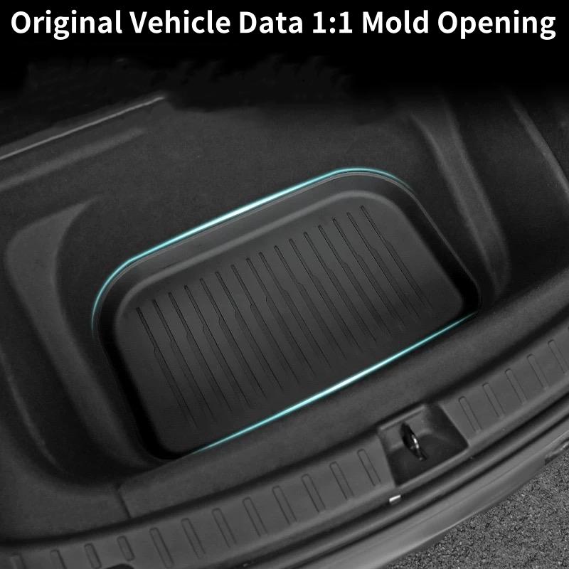 For Tesla Model Y Launch 2025 Juniper Rear Trunk Seat Backrest Cushion Front Rear Trunk Anti-Kick Mats TPE Car Accessories
