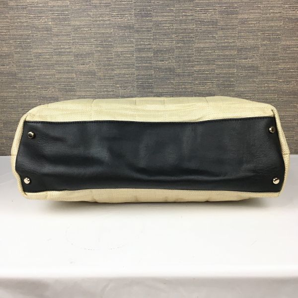 Kate Spade Tote Bag Beige Ribbon Logo(USED)