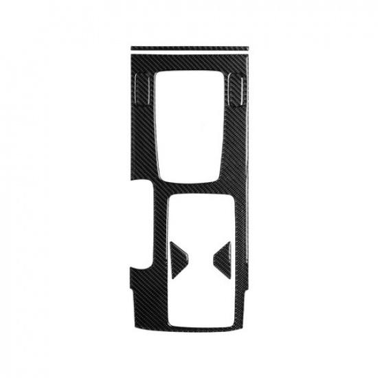Soft Carbon Fiber Interior Gear Shift Cup Holder Panel Cover For Accord 2013-17