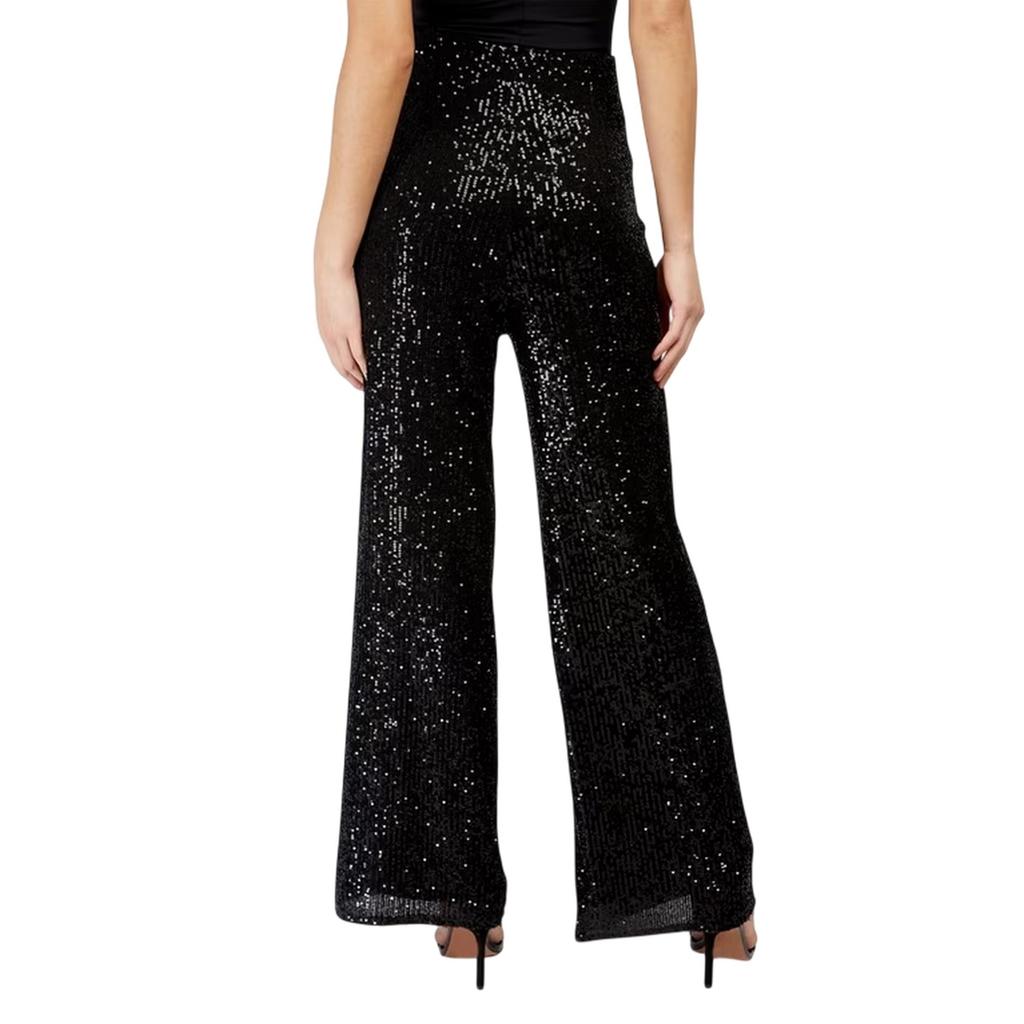 Little Mistress Womens/Ladies Synthetic Leather Sequin Party Trousers