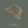 Teenager Sunshade Bucket Hat Solid Color Fisherman Hat Washed Denim Bucket Cap  Men Women