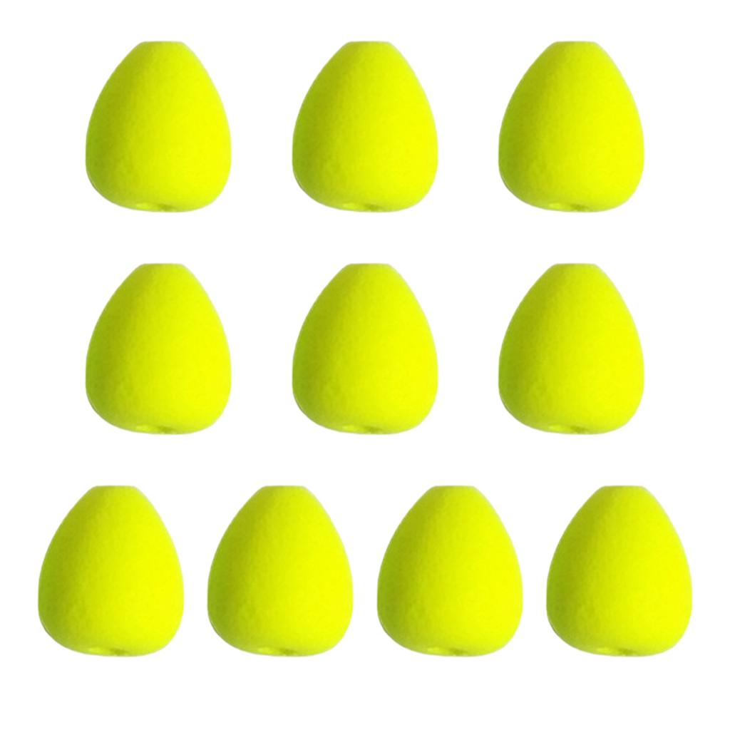 10 шт./50 шт. Пенопластовые поплавки Овальные Индикаторы поклевки для нахлыста Поплавки для оснасток для помпано Яркого цвета Поплавки для оснасток для рыбалки на форель