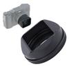   Metal Lens Hood Fit for Fuji X-E5  0VI Aluminium Alloy Retro Black Magnetic Camera Lens Shade