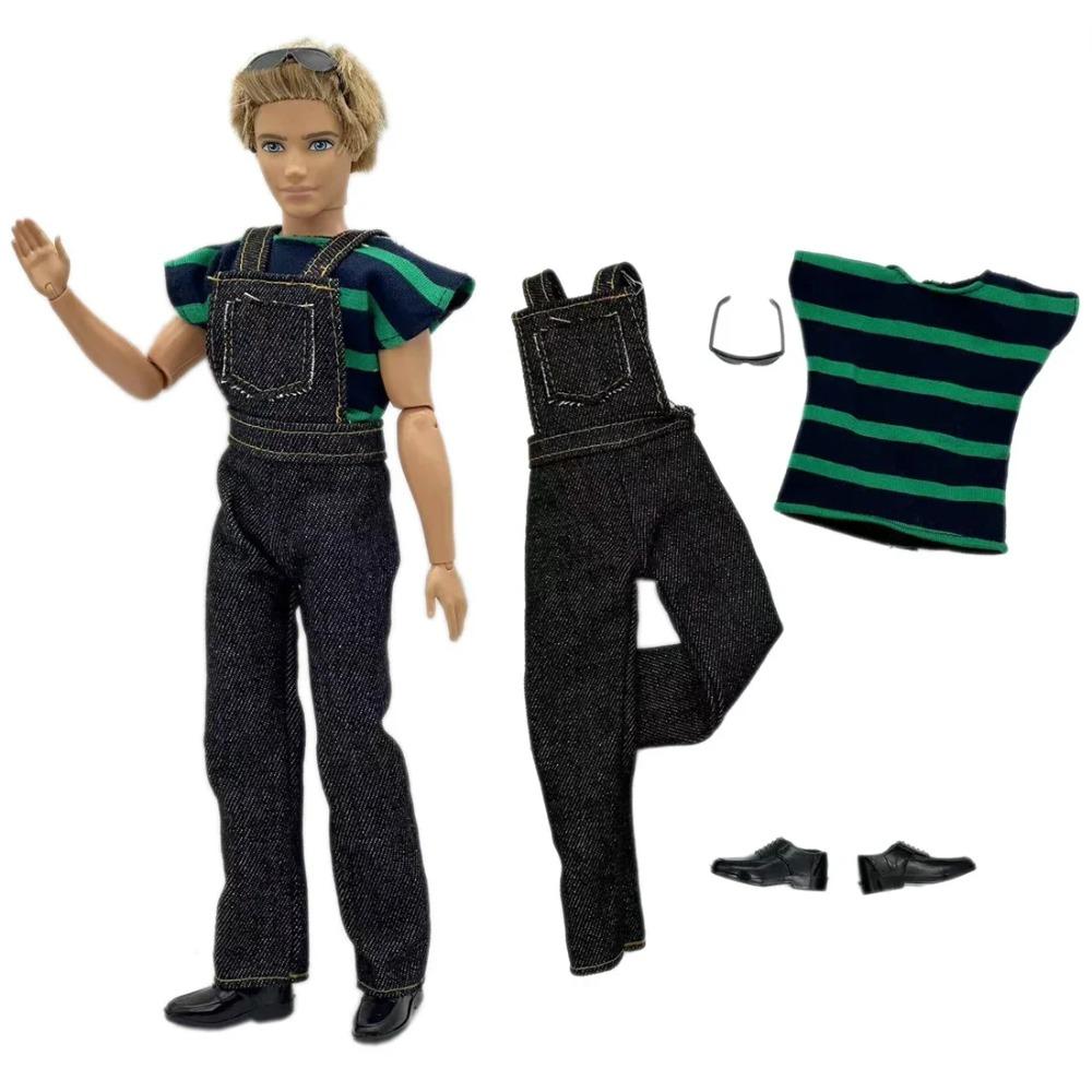 1 Set Ken Cloth Handmade Handsome Doll Accessories Casual Wear Suit for 30cm 12inch Ken Doll Suit Kids Gift