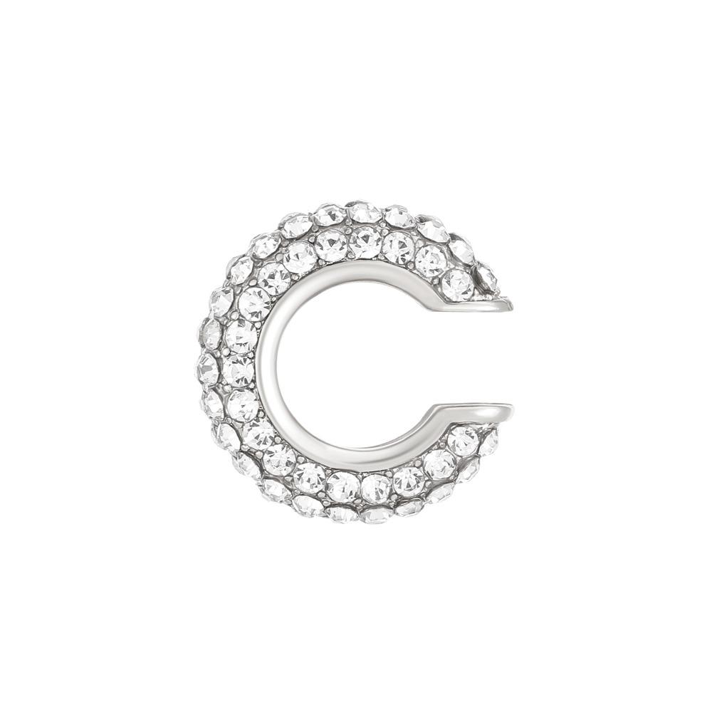Crystal C Shape Ear Cuff Copper Gold Jewelry Simple Ear Buckle Travel