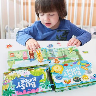 Занятия для малышей 1-6 лет Обучение через игры Книга с наклейками Развивающая игрушка для детей Дошкольная книга с заданиями Сенсорная игрушка Подарки для малышей Prek
