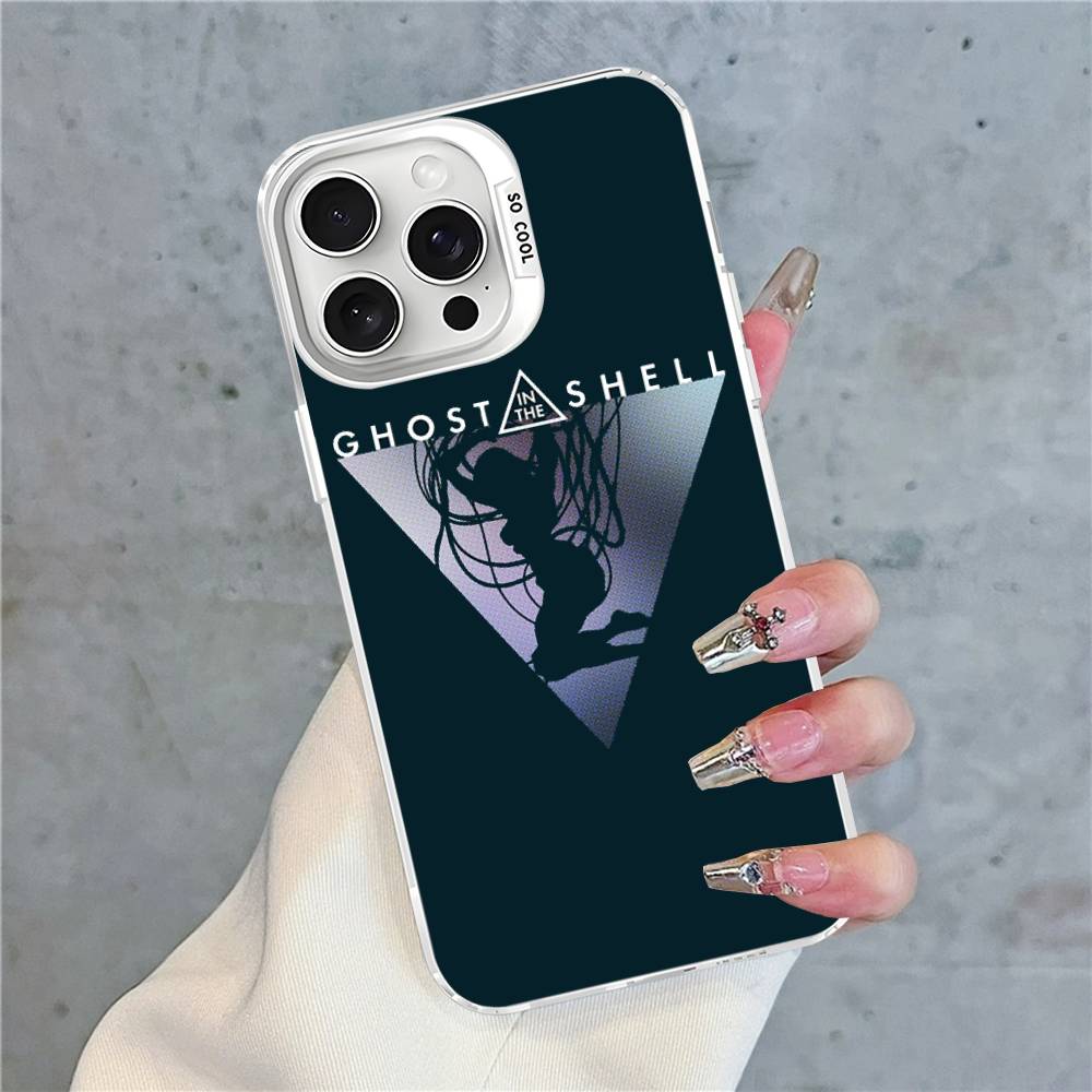 Аниме G-ghost In The S-shell Мультяшный Чехол для Телефона Для IPhone 17 16 15 14 13 12 Pro Матовый Ударопрочный Задний Противоударный Матовый Чехол