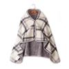 Flannel Blanket Snap Blanket Office Shawl Blanket Sofa Blanket Quilt Plaid Shawl Thickened Cape