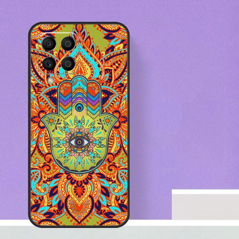 Hamsa Hand of Fatima For Samsung Galaxy M13 M33 M53 M12 M32 M52 M14 M34 M54 M20 M51 M21 M30s M31s M15 M55 Case