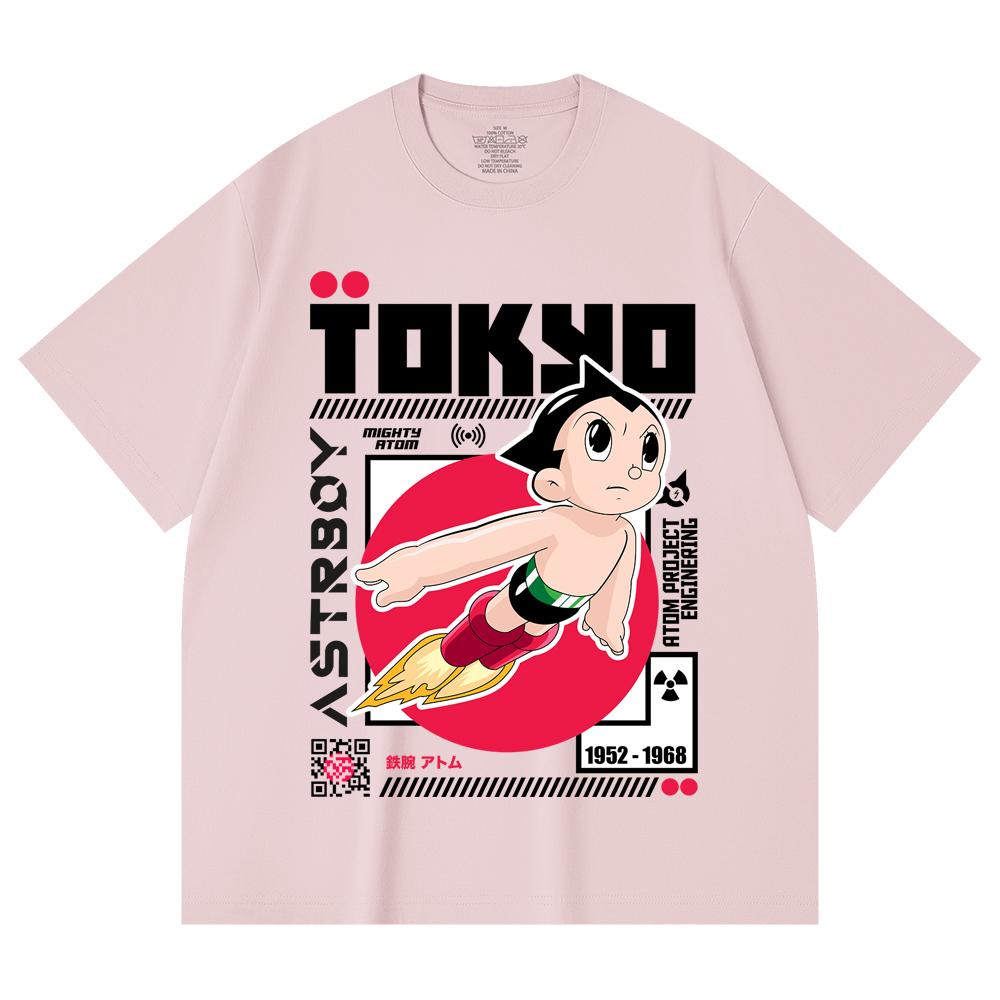 230 Gsm 100% Cotton Astro Boy V2 Print Unisex Heavy Cotton T Shirt