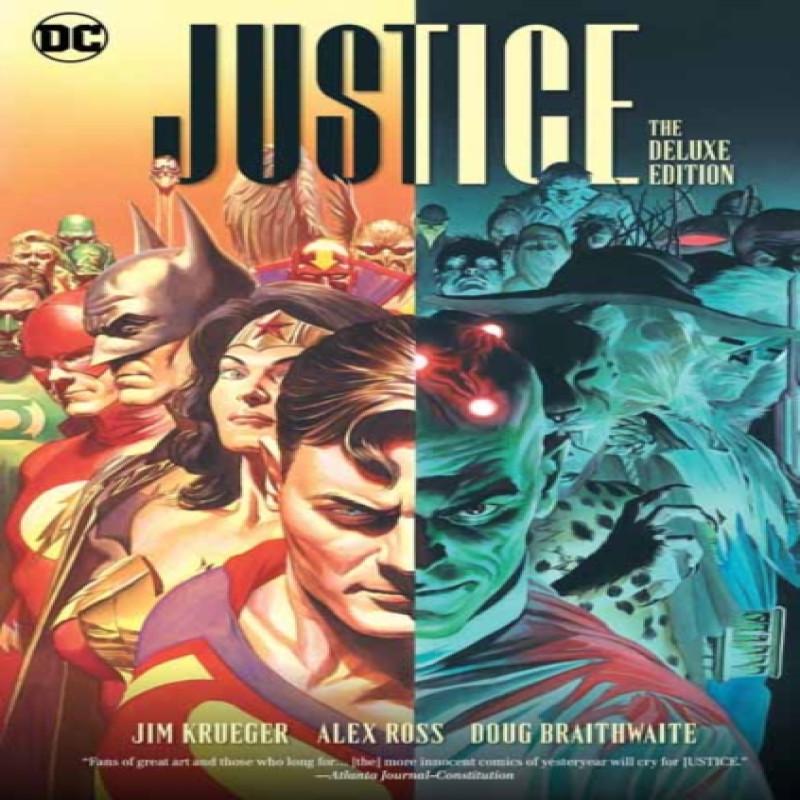 Justice The Deluxe Edition by Alex Ross Hardback Book 9781401293437