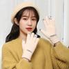 Simple Letter Knitted Elastic Panda Female Gloves Driving Gloves  Gloves Wool Mittens