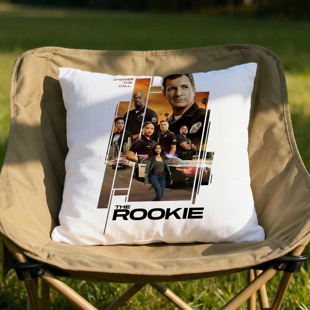 The RRookie L A Cushion Cover Soft Reversible Durable Pillow Cover MultiScene Use for Home Car Daily Comfort