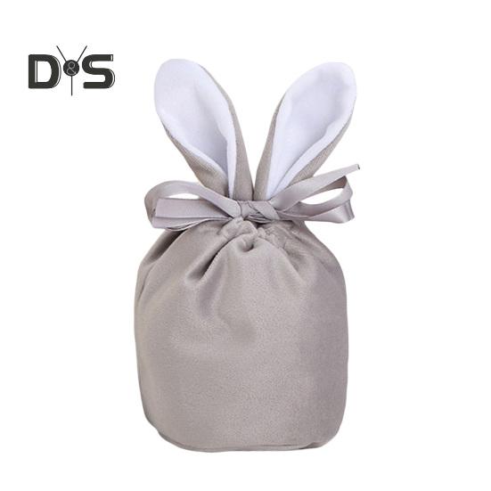 Многоразовый мешок для хранения конфет, супер мягкий, привлекательный, изысканный, пасхальный кролик, праздничный мешок для конфет