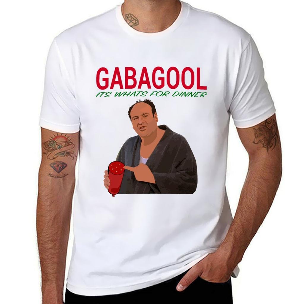 Gabagool - Это то, что на ужин - Футболка Тони Сопрано аниме футболки синий архив футболки для мужчин