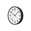 Seiko Пластиковые настенные часы с кварцевым механизмом, унисекс, белые QXA640K