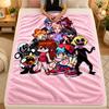 Flannel BlanketFriday Night Funkin Warm Soft Throw Blanket for Indoor Sofa Bed Living Room Use