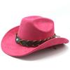 Suede Cowboy Hat Tibetan Accessories Men'S Jazz Top Hat Cowboy Hat