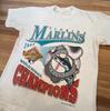Футболка Florida Marlins Чемпионы Мировой серии 1997 Подарок для фанатов EG946