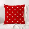 Classic Stars Cushion Cover Natural Linen Organic Fabric DoubleSided Printing Sofa Home Decor Gift Pillow Cover