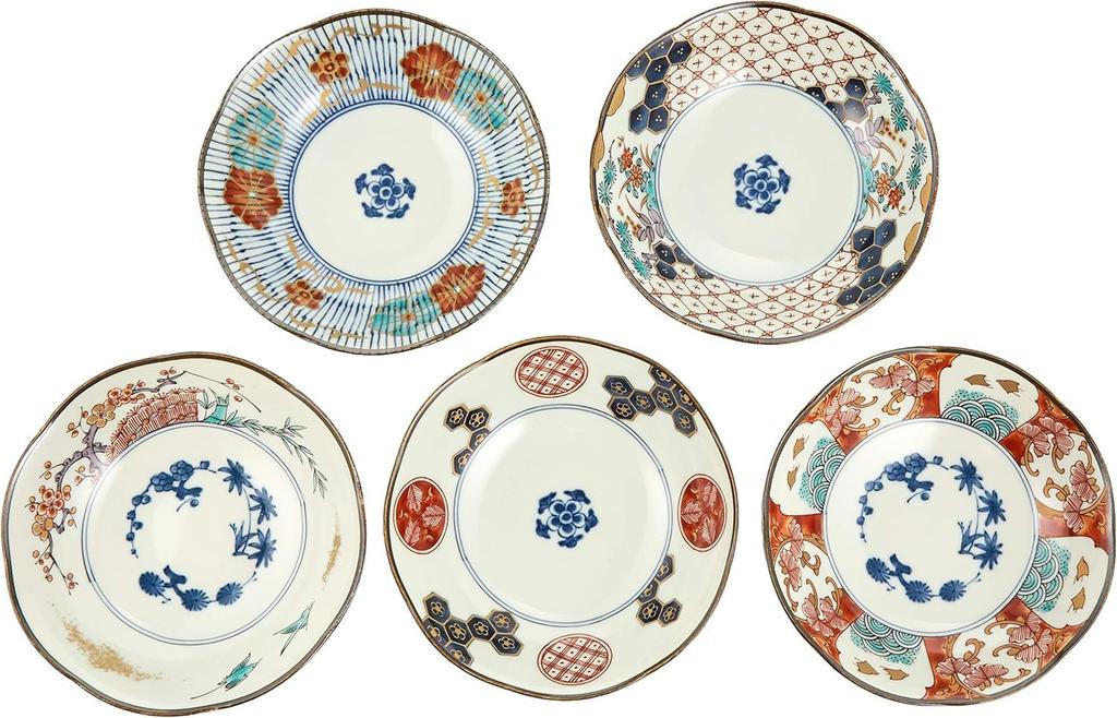 Small Bowl Set X Dyed Nishiki Koimari Small Set Porcelain Mino Ware Made In Japan Ale-net 11cm H3.5cm