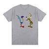 Wile E. Coyote and the Road Runner Adventures Vintage T-shirt Cotton Men T Shirt New Tee Tshirt Womens Tops