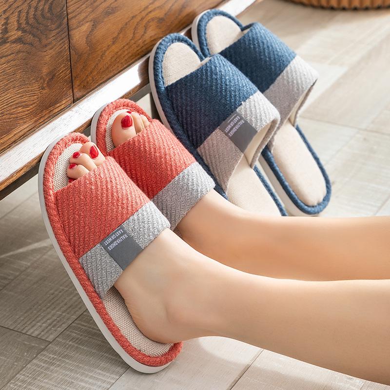 Мужские домашние тапочки, вельветовые туфли на плоской подошве, удобные нескользящие домашние льняные тапочки, унисекс, женские и мужские домашние хлопковые шлепанцы, Zapatos