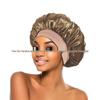 Women's Wide Brim Satin Sleep Cap – High Elasticity Hair Care Beauty Hat