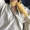 Flower Cotton Linen Neckerchief Silk Scarf Printed Scarf Small Square Scarf Korean Style Scarves