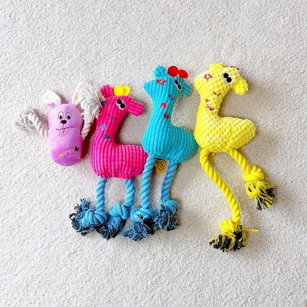 PETCA товары для собак олень буксир играть скрипучая игрушка для собак кукла 4 типа, 1 комплект