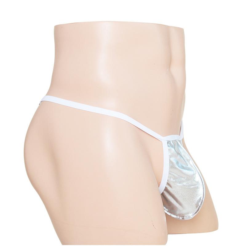 Однотонные трусы-стринги с цепочкой для мужчин, высококачественные секс-трусы, сексуальные секс-трусы с низкой посадкой