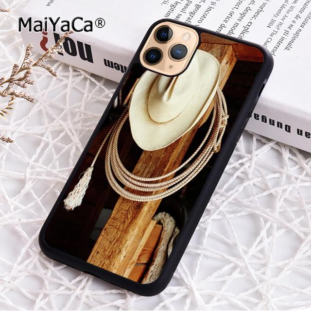 MaiYaCa Cowboy Cowgirl Boots Spur Hat Phone Case For iPhone 17 Air 16 15 plus 11 12 13 14 pro max coque