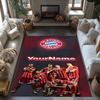 Bayern Munich Personalized Text Carpet Suitable for Outdoor Playrooms Entryway Dining Room Anti-slip Rug Decorate Offices