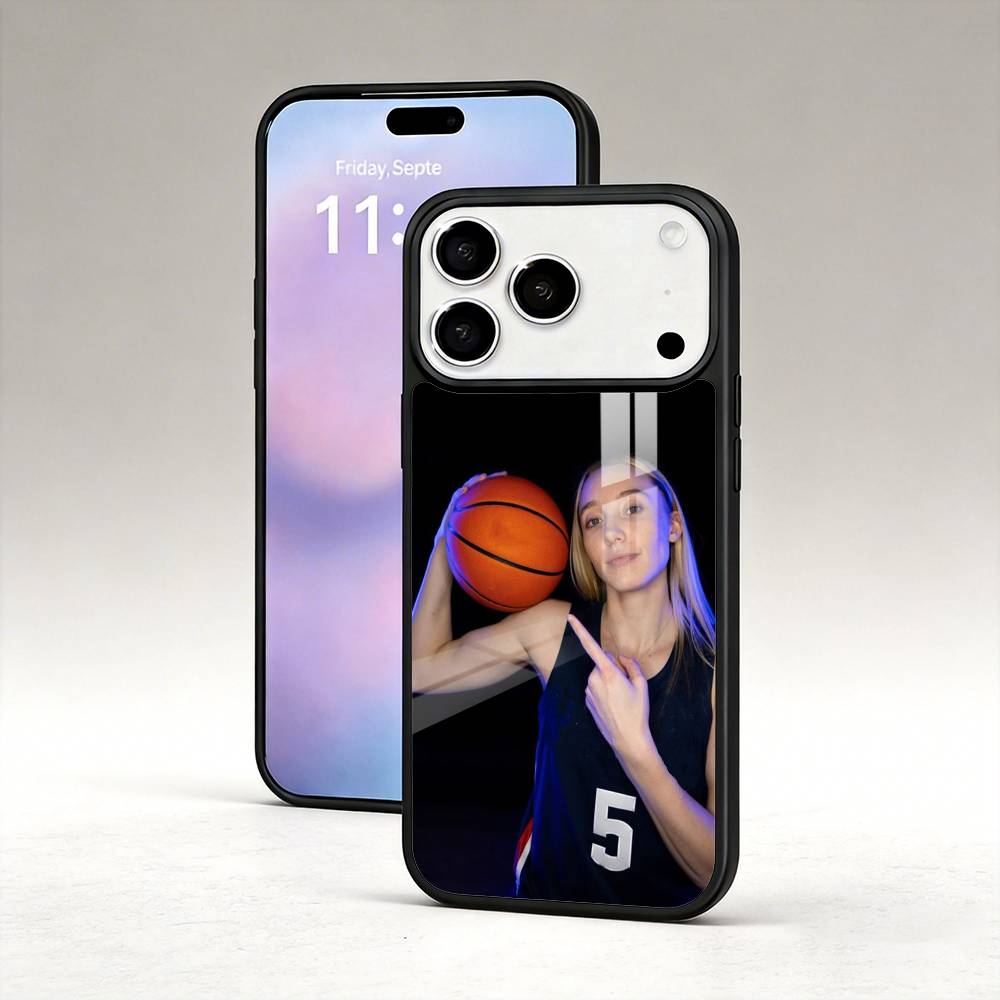 Чехол для телефона P-Paige Bueckers 5 для iPhone 17, 16, 15, 14, 13, 12, Pro, Max Для Magsafe Магнитная Беспроводная Зарядка