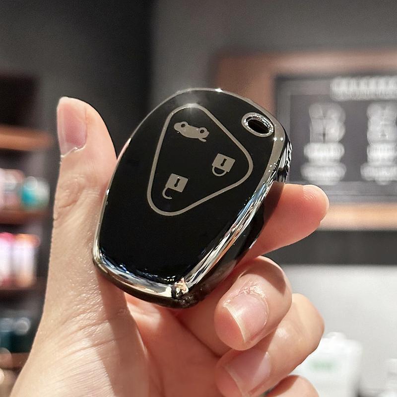 Чехол-брелок для Renault Megane Modus Espace Laguna Duster Logan DACIA Sandero Fluence Clio Kango с 3 кнопками, чехол для ключей от машины