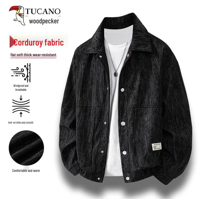Tucano Мужской вельветовый пиджак в стиле business casual
