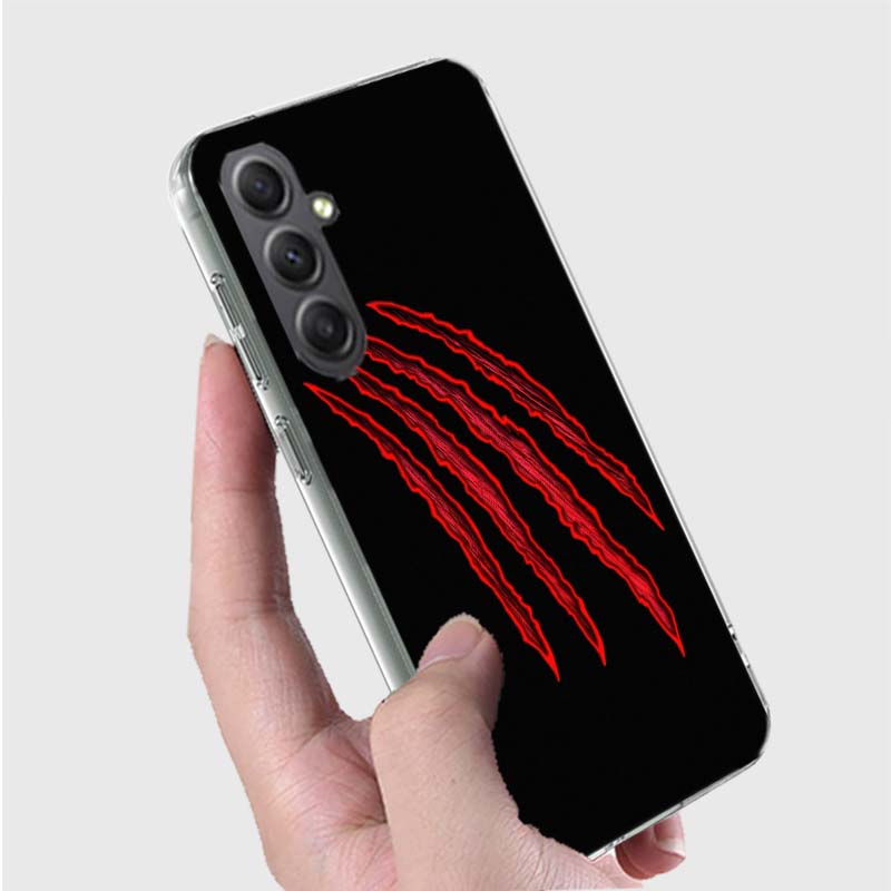 Fierce Beast Claws Scratch Marks Phone Case for Samsung A16 A26 A36 A56 A17 A37 A57 A07 A06 A02S A03 A04S A05S Galaxy Note 20 10