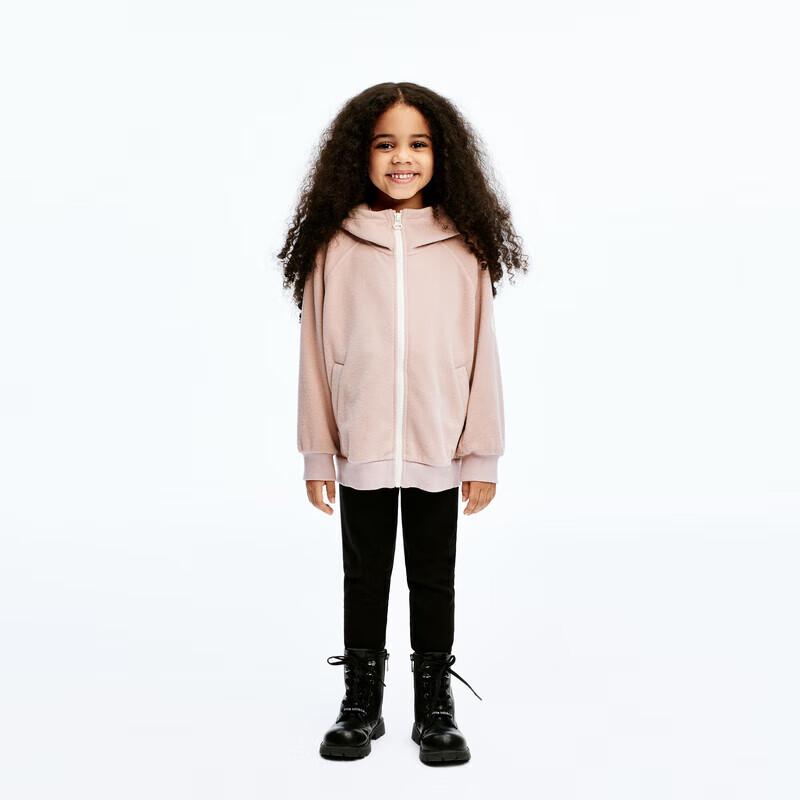 little MO&Co. Girls' Fleece-Lined Slim Fit Denim Jeans
