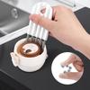1 шт. Многофункциональная кухонная щетка для чистки зазоров крышки чашки, сгибаемая мини-щетка для удаления пыли