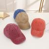 Vintage Washed Cotton Baseball Cap for Kids Sun Hats Adjustable Hip Hop Hat Summer Sun Protection Snapback Boys Girls Peaked Hat