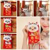 Lucky Money 2025 Snake Year Money Bag Plush Hongbao Snake Year Mascot Bag  Chinese New Year
