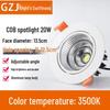 Recessed 20W Spotlight Downlight for Clothing Stores, 15-30W Commercial Ceiling Light