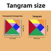 Educational Wooden Tangram Puzzle For Children With Colorful Blocks And Learning Fun